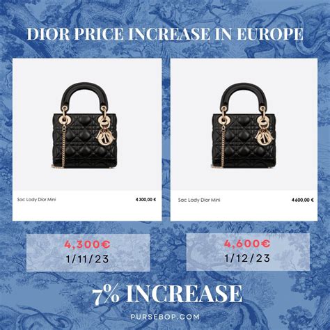 lady dior euro price